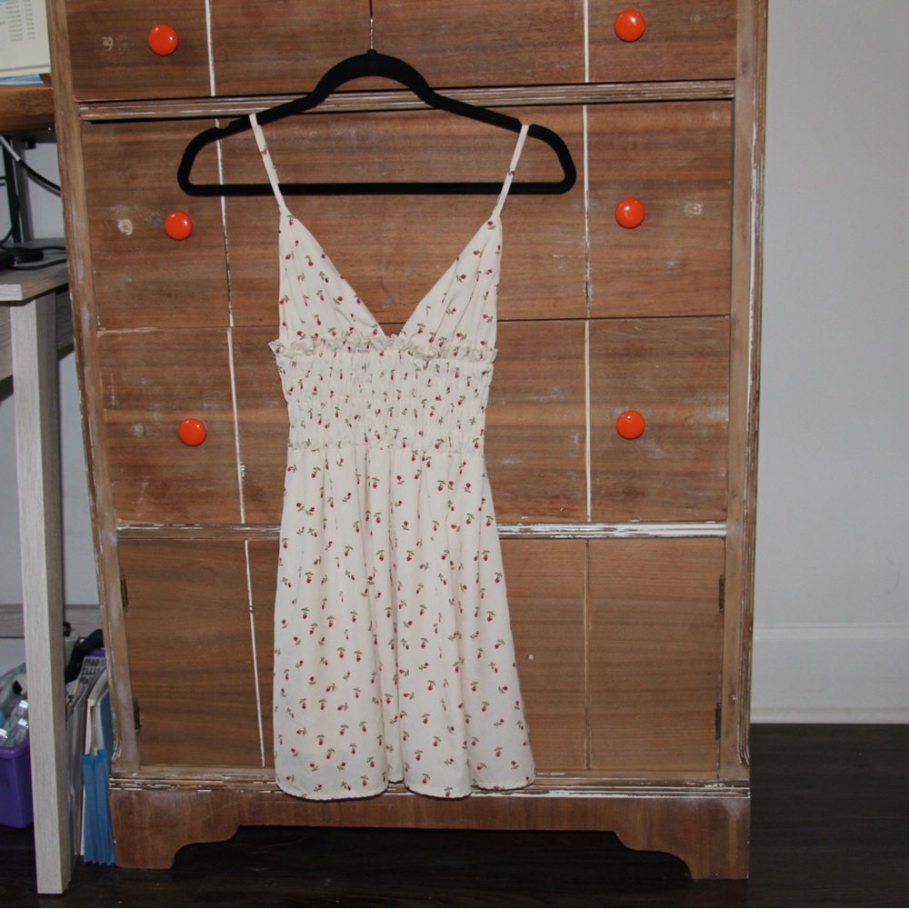 Floral princess polly Cream Dress